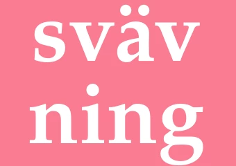 Synonym svävning