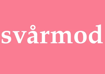 Synonym svårmod