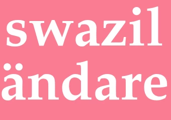 Synonym swaziländare