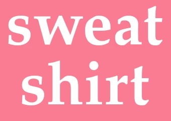 Synonym sweatshirt