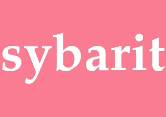 Synonym sybarit
