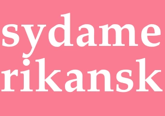 Synonym sydamerikansk