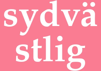 Synonym sydvästlig