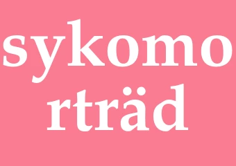 Synonym sykomorträd