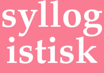 Synonym syllogistisk