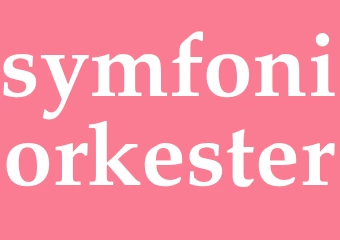 Synonym symfoniorkester