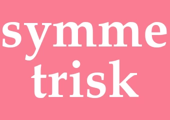 Synonym symmetrisk