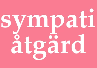 Synonym sympatiåtgärd