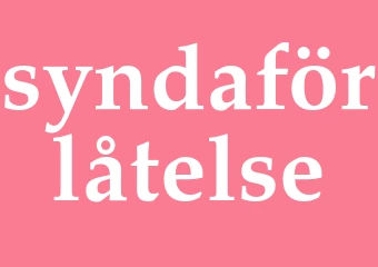 Synonym syndaförlåtelse