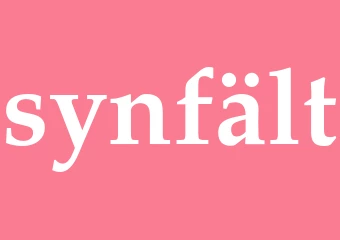 Synonym synfält