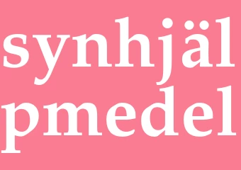 Synonym synhjälpmedel