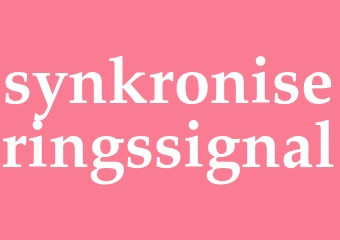 Synonym synkroniseringssignal