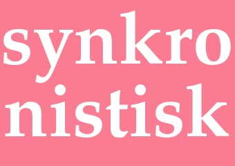 Synonym synkronistisk