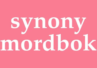 Synonym synonymordbok