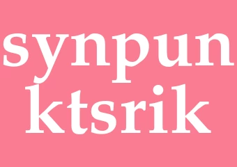 Synonym synpunktsrik