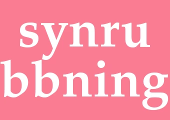 Synonym synrubbning