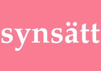 Synonym synsätt
