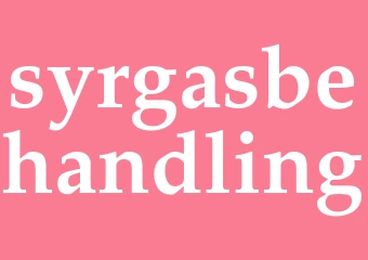 Synonym syrgasbehandling
