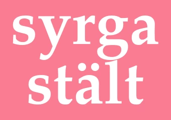 Synonym syrgastält