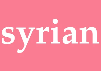 Synonym syrian