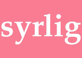 Synonym syrlig