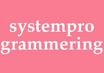 Synonym systemprogrammering