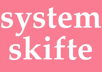 Synonym systemskifte