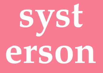 Synonym systerson