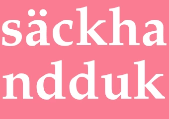 Synonym säckhandduk
