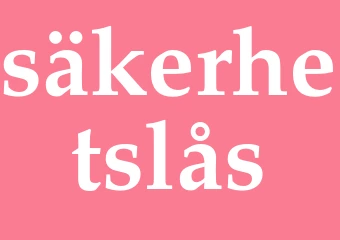 Synonym säkerhetslås