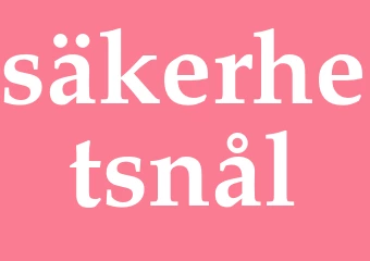 Synonym säkerhetsnål