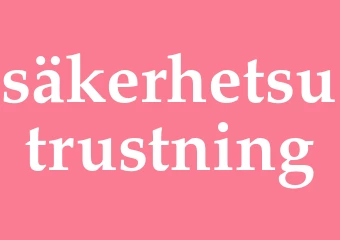 Synonym säkerhetsutrustning