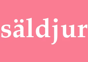 Synonym säldjur