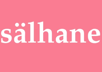 Synonym sälhane