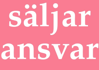 Synonym säljaransvar