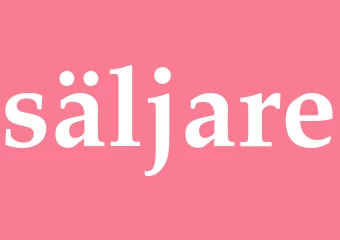 Synonym säljare