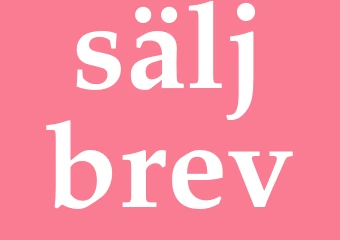 Synonym säljbrev