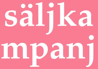 Synonym säljkampanj
