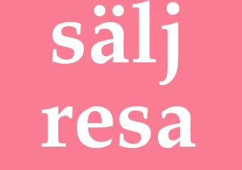 Synonym säljresa