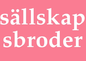 Synonym sällskapsbroder