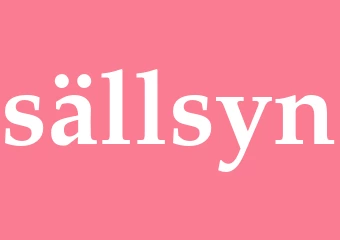 Synonym sällsyn