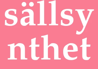 Synonym sällsynthet