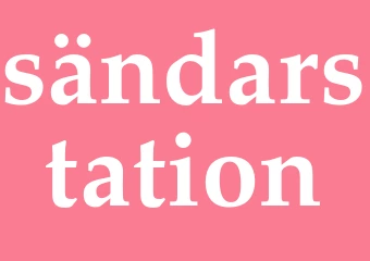 Synonym sändarstation