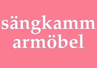 Synonym sängkammarmöbel