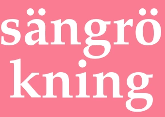 Synonym sängrökning