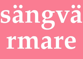 Synonym sängvärmare