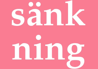 Synonym sänkning