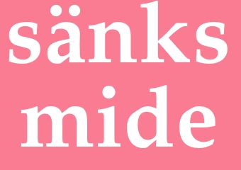 Synonym sänksmide