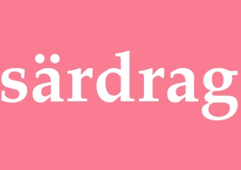 Synonym särdrag