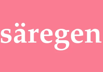 Synonym säregen